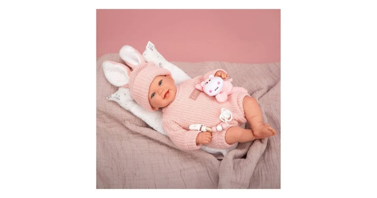 Muñeca Lucia Pesada Arias Reborn, 45 cm