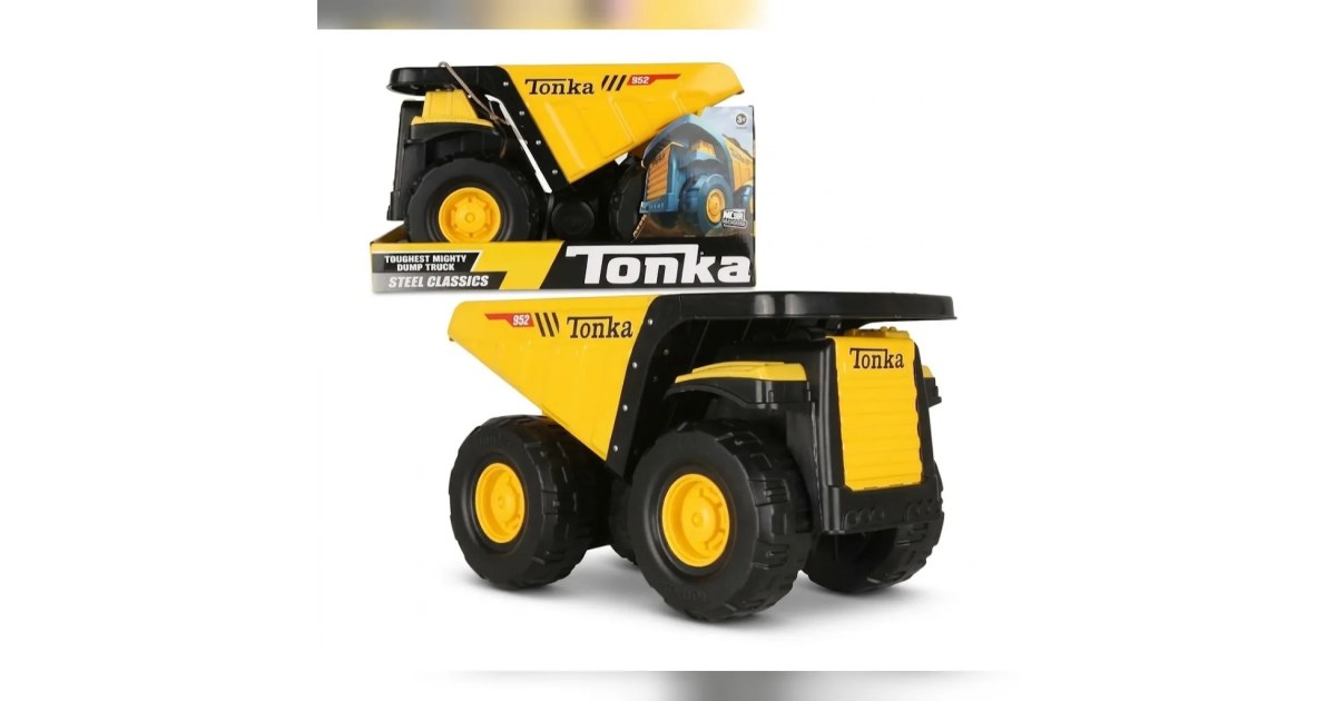 Vagoneta Super Fuerte Tonka Clásica de Metal 3a+
