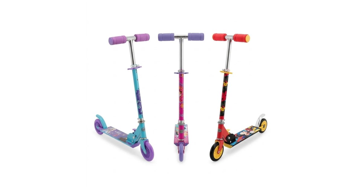 Scooter de Aluminio Plegable 2 Ruedas Disney (5+ años)