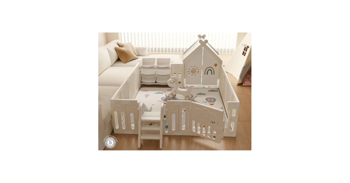 Playground Infantil Montessori – Encierro de Juego Seguro para Niños